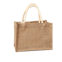 Jute Tote Bag Large Capacity Travel Organizer