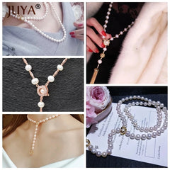 DIY Needlework Sweater Chains Adjustable Length Accessory
