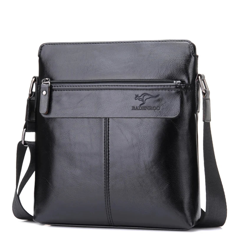 KANGAROO Leather Men Shoulder Messenger Bag Briefcase