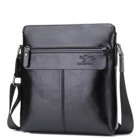 KANGAROO Leather Men Shoulder Messenger Bag Briefcase
