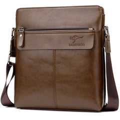 KANGAROO Leather Men Shoulder Messenger Bag Briefcase