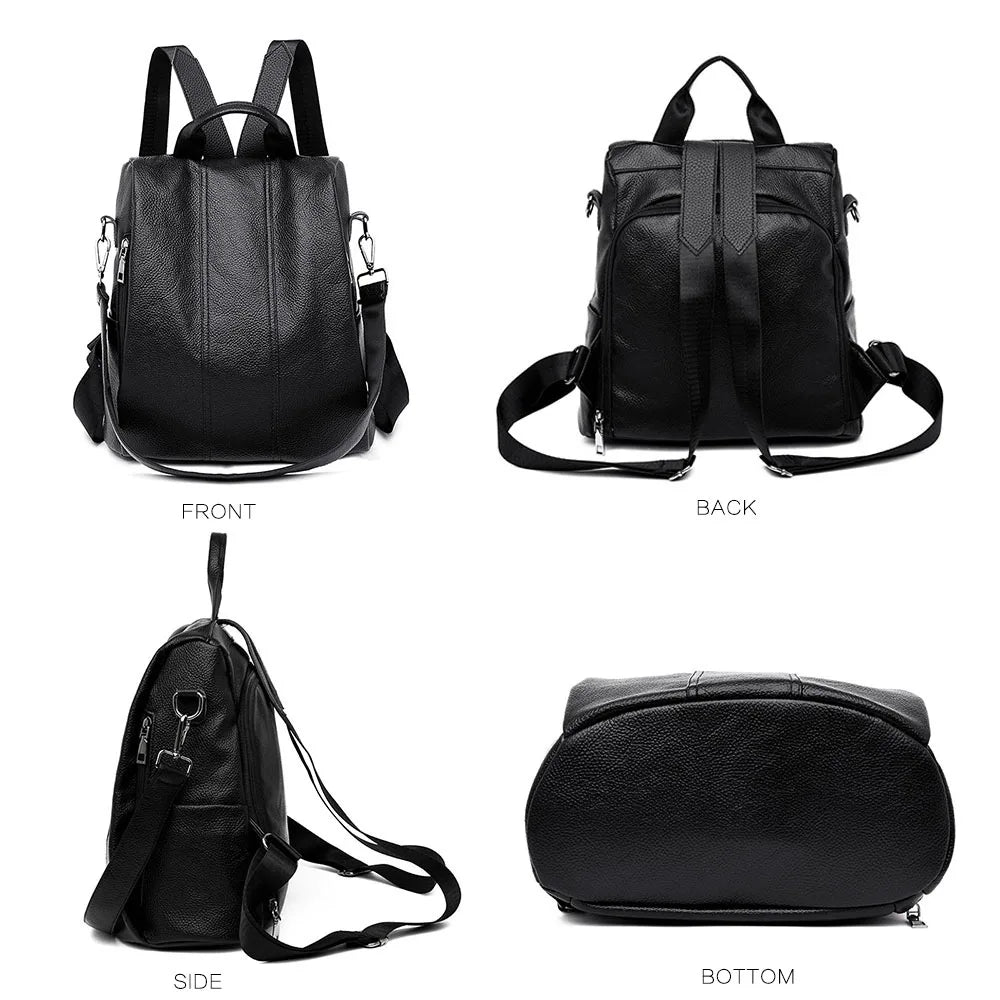 Anti-theft Women Backpack Large Capacity School Bag for Girls