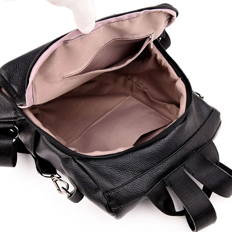 Anti-theft Women Backpack Large Capacity School Bag for Girls