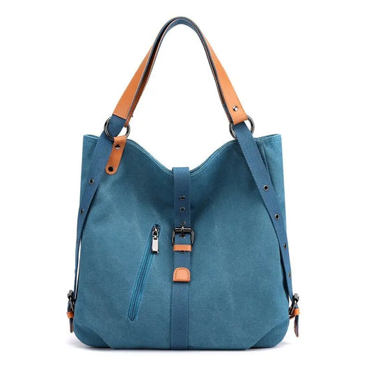 Canvas Shoulder Crossbody Bag for Women Summer Travel Handbag