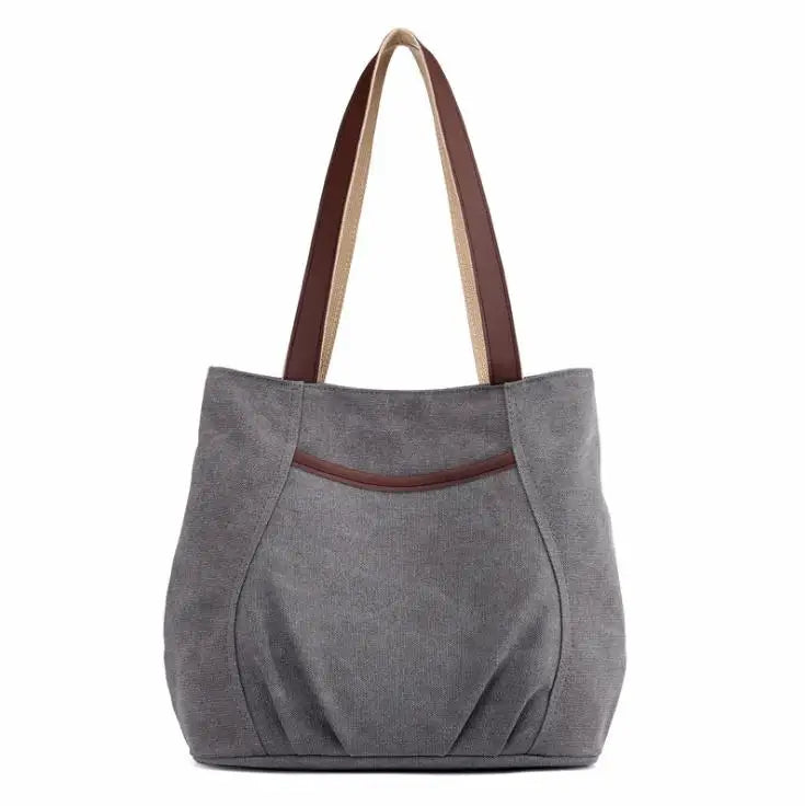 Casual Vintage Canvas Women Shoulder Bag Female HandBags Crossbody Bag