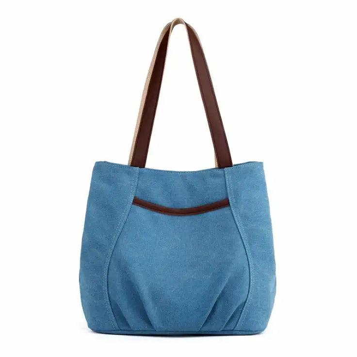 Casual Vintage Canvas Women Shoulder Bag Female HandBags Crossbody Bag
