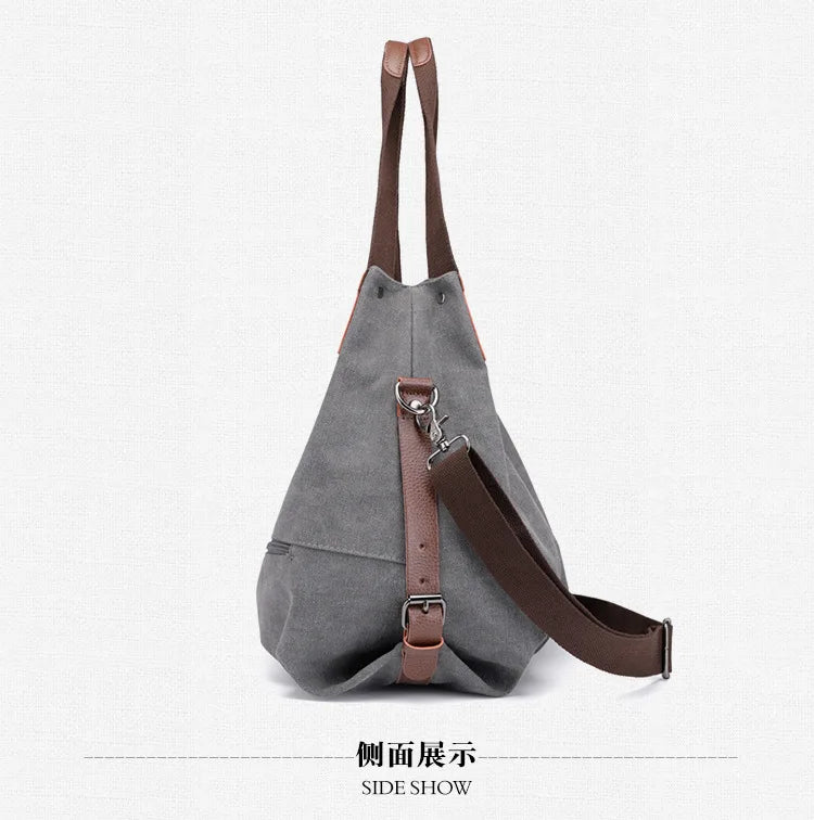 Canvas Women's Shoulder Bag Large Capacity Handbag Totes Bag