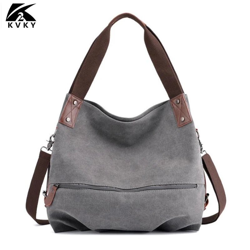 Canvas Women's Shoulder Bag Large Capacity Handbag Totes Bag