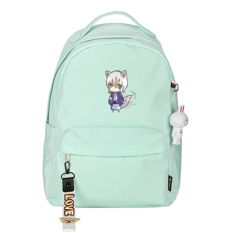 Kamisama Kiss Women Pink Backpack Tomoe Backpack Harajuku Nylon School Bags