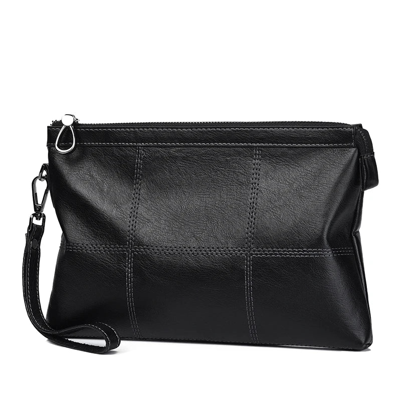 Kangaroo Business Men Wallet Leather Envelope Purse Clutch Bag