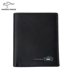 Kangaroo Kingdom Men's Leather Wallet Slim Purse Short