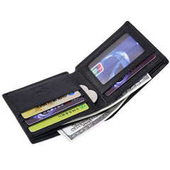 Kangaroo Kingdom Men Wallets Leather Short Wallet Male Pocket