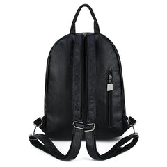 Kangaroo Pu Leather Mochila Femenina Backpack Large Capacity School Bag