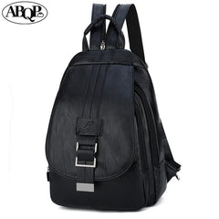 Kangaroo Pu Leather Mochila Femenina Backpack Large Capacity School Bag