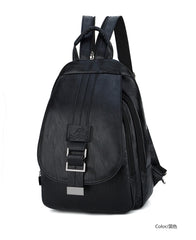 Kangaroo Pu Leather Mochila Femenina Backpack Large Capacity School Bag