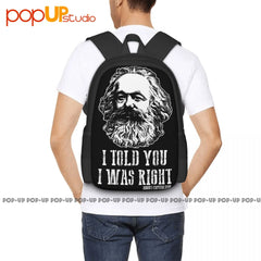 Marxism Art Print Backpack Shoe Bag Large Capacity