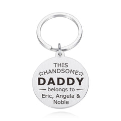 Personalized Family Reunion Key Holder Grandpa Grandma Keychains