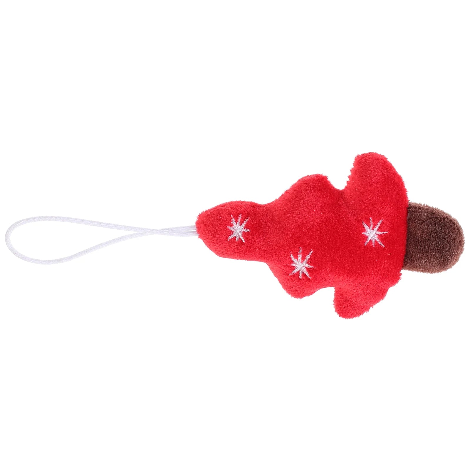 Plush Key Holder Christmas Tree Ornaments Xmas Decor Hanging Pendants