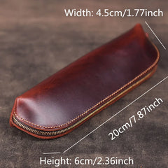 Key Holder Key Pouch Leather Key Wallet Organizer Housekeeper Zipper Key