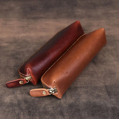 Key Holder Key Pouch Leather Key Wallet Organizer Housekeeper Zipper Key