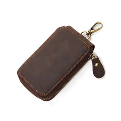 Leather Car Keys Holder Key Pouch Men Key Chain Wallet