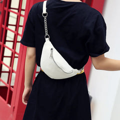 Key Pouch Waist Packs Womens Waist Bag Fanny Pack Pu Bag Belt Purse