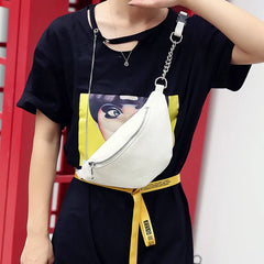 Key Pouch Waist Packs Womens Waist Bag Fanny Pack Pu Bag Belt Purse