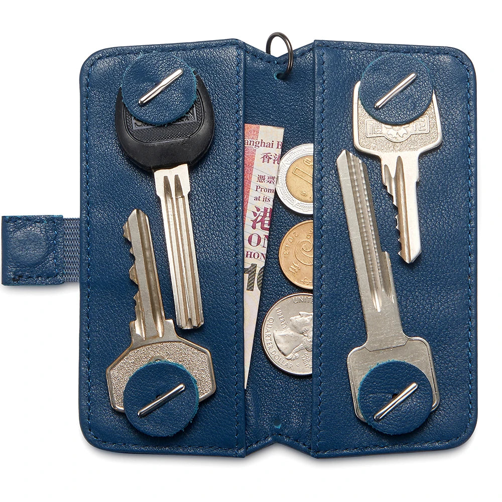 Key Wallet Leather Men Women Key Holder Organizer Case Car Key Holder Bag Wallet
