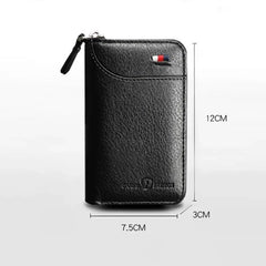 Keypouch Men Car Key Holder Zipper Keys Case Top Male Man Housekeeper