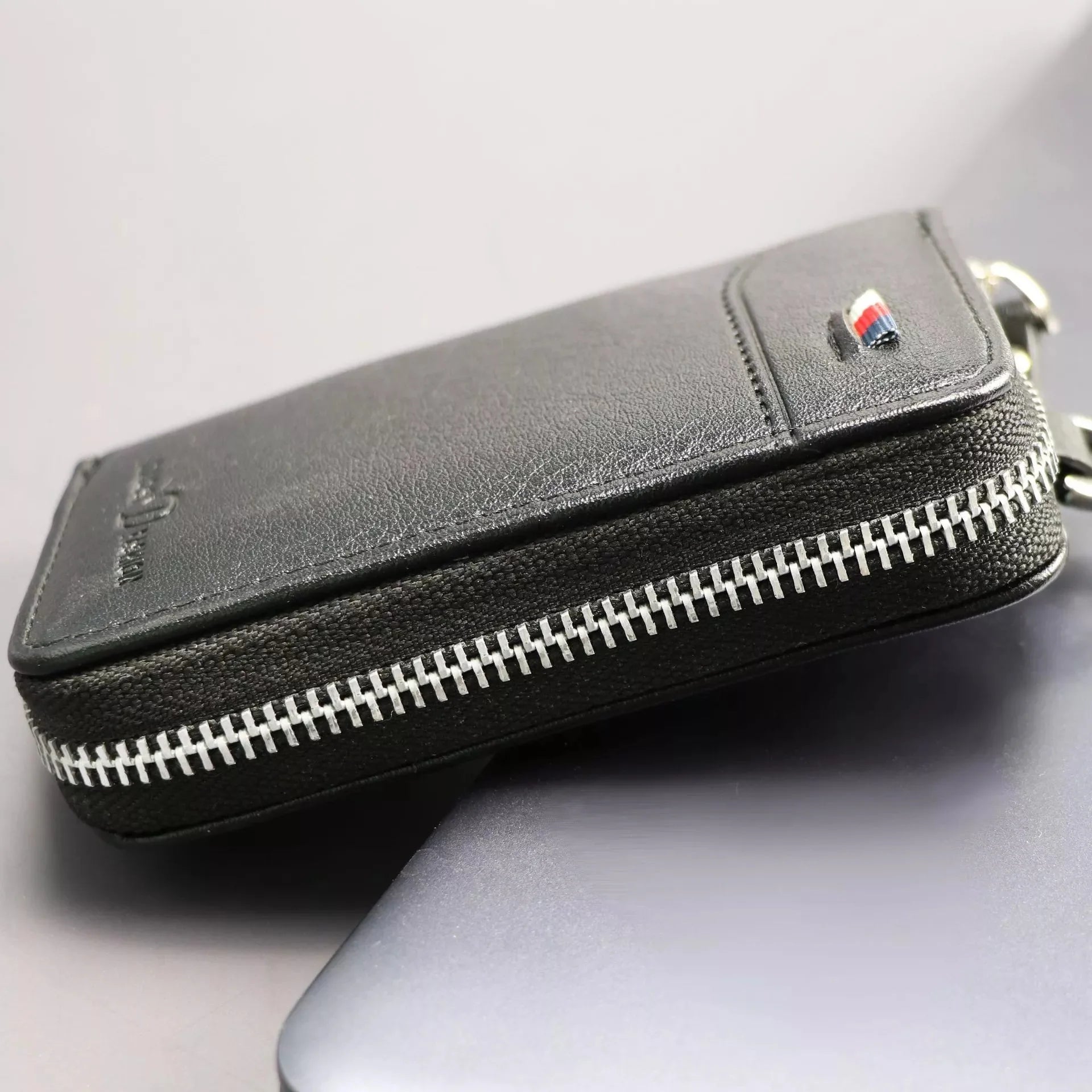 Keypouch Men Car Key Holder Zipper Keys Case Top Male Man Housekeeper