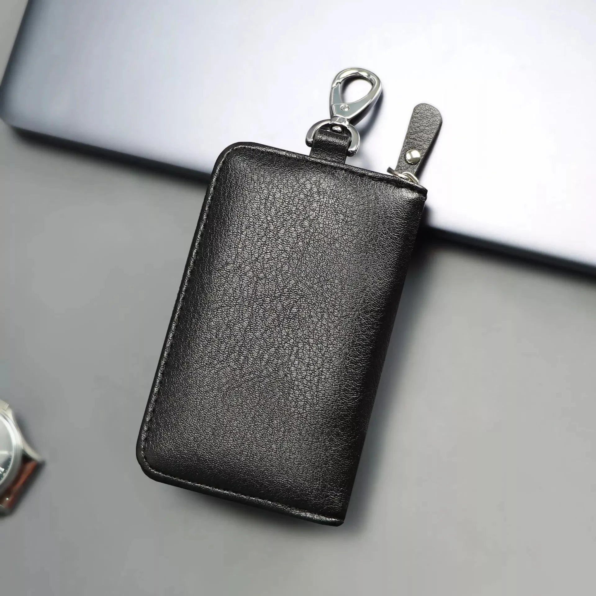 Keypouch Men Car Key Holder Zipper Keys Case Top Male Man Housekeeper