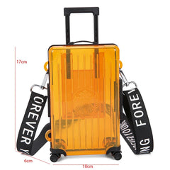 Kids Girls PVC Transparent Crossbody Shoulder Bag for Women Handbag Purse