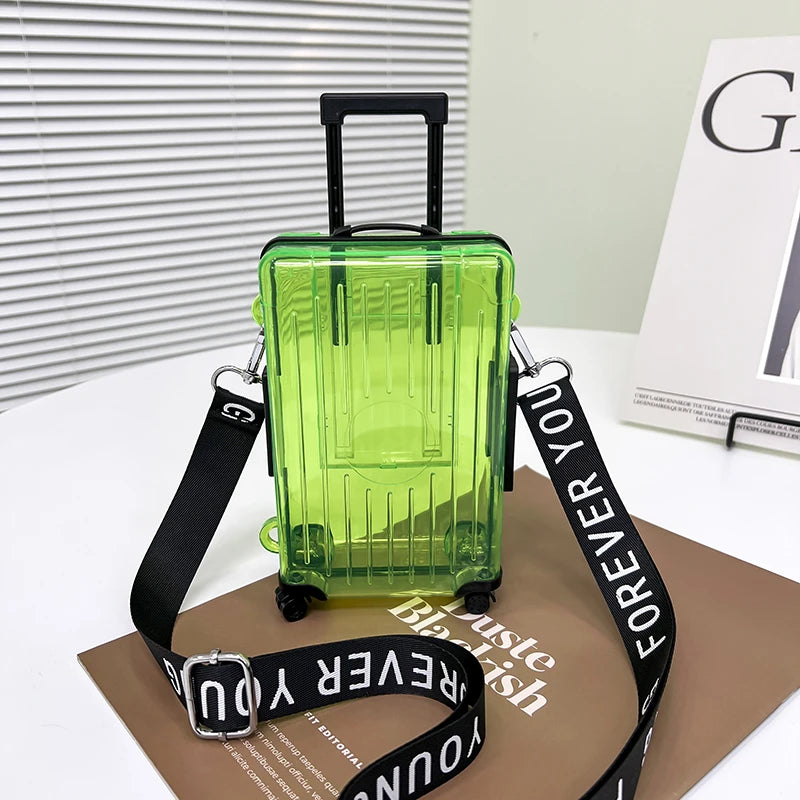 Kids Girls PVC Transparent Crossbody Shoulder Bag for Women Handbag Purse