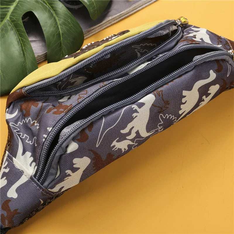 Dinosaur Waist Bag For Kids Fanny Pack Belt Pouch
