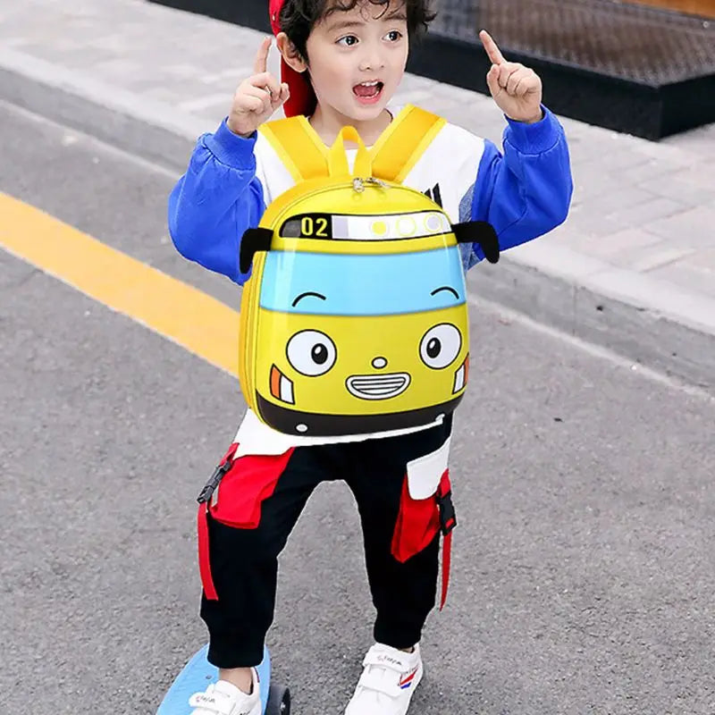 3D Car Shape Backpack for Kids