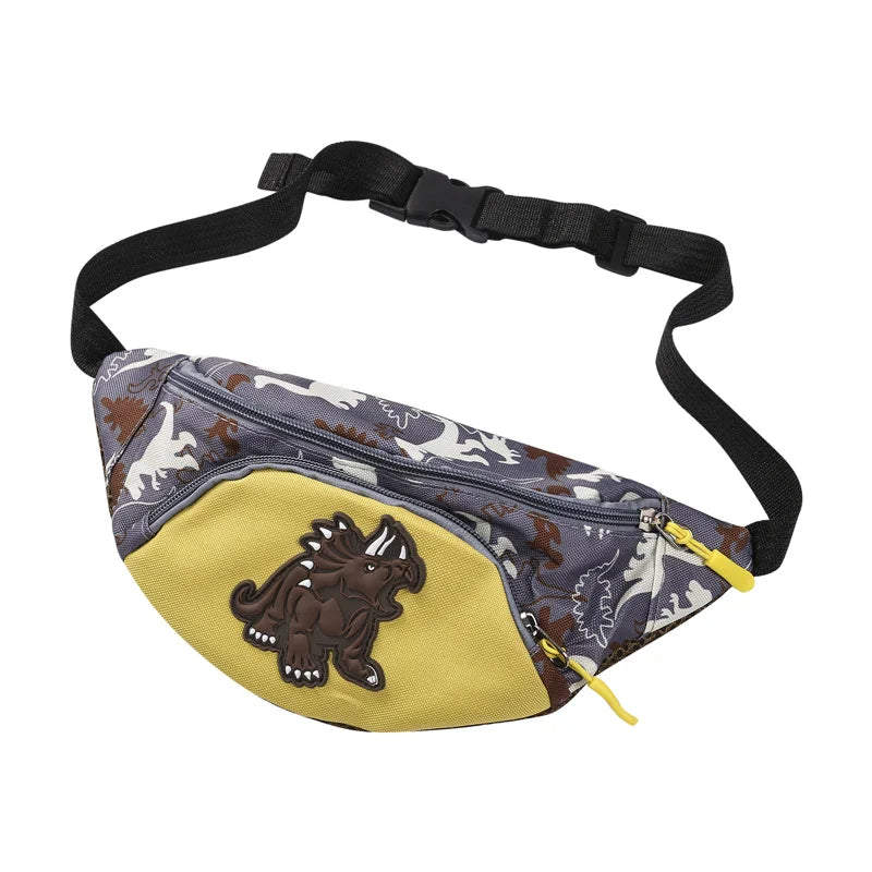 Kids Dinosaur Waist Bag Fanny Cartoon Chest Belt Money Pouch
