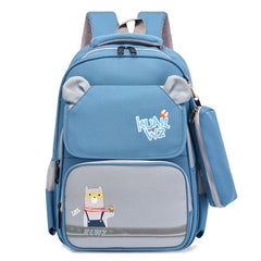 Kids Backpack Primary School Bags Orthopedic Waterproof Big Book Bag