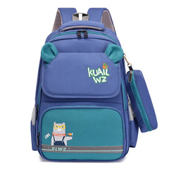 Kids Backpack Primary School Bags Orthopedic Waterproof Big Book Bag