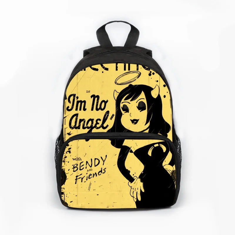 Kids Bendy Kindergarten Schoolbag Ink Machine Bag