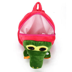 3D Plush Dinosaur Backpack Kids Boys Girls School Bag Mochila Escolar