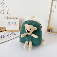 Children Plush Backpack Cartoon Lovely Baby Toddler School Bag