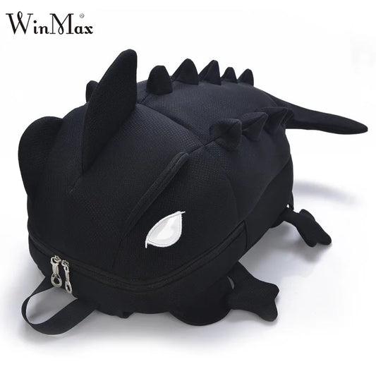 3D Dinosaur Primary Cartoon School Backpack for Kids
