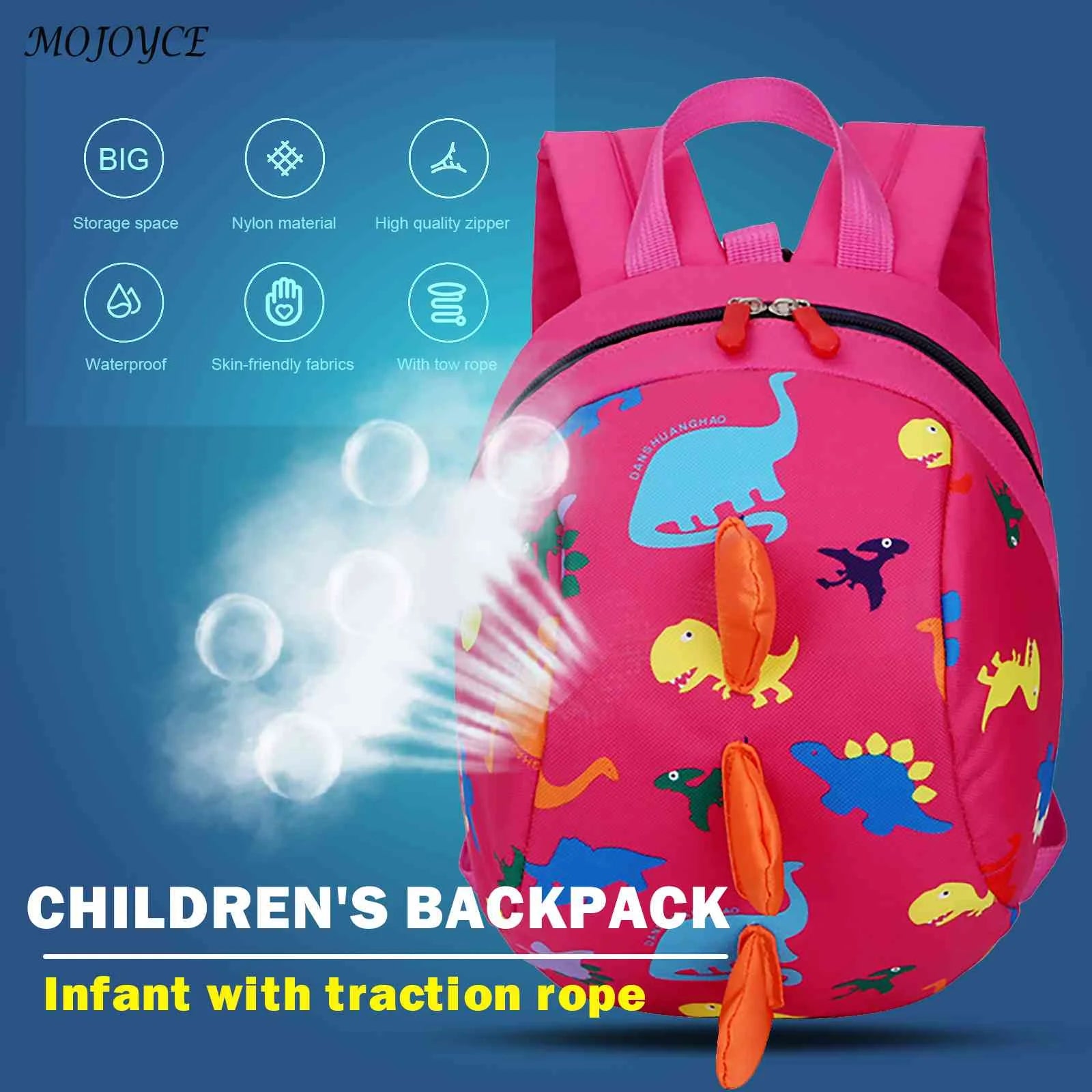 Kids Dinosaur Backpack for Boys Girls Kindergarten Schoolbag