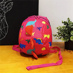 Kids Dinosaur Backpack Kindergarten Student Anti-Lost School Bags Cartoon
