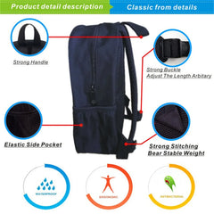 Kids FNF Backpack Music Rhythm Game Kindergarten Bag Boys Girls Bookbags