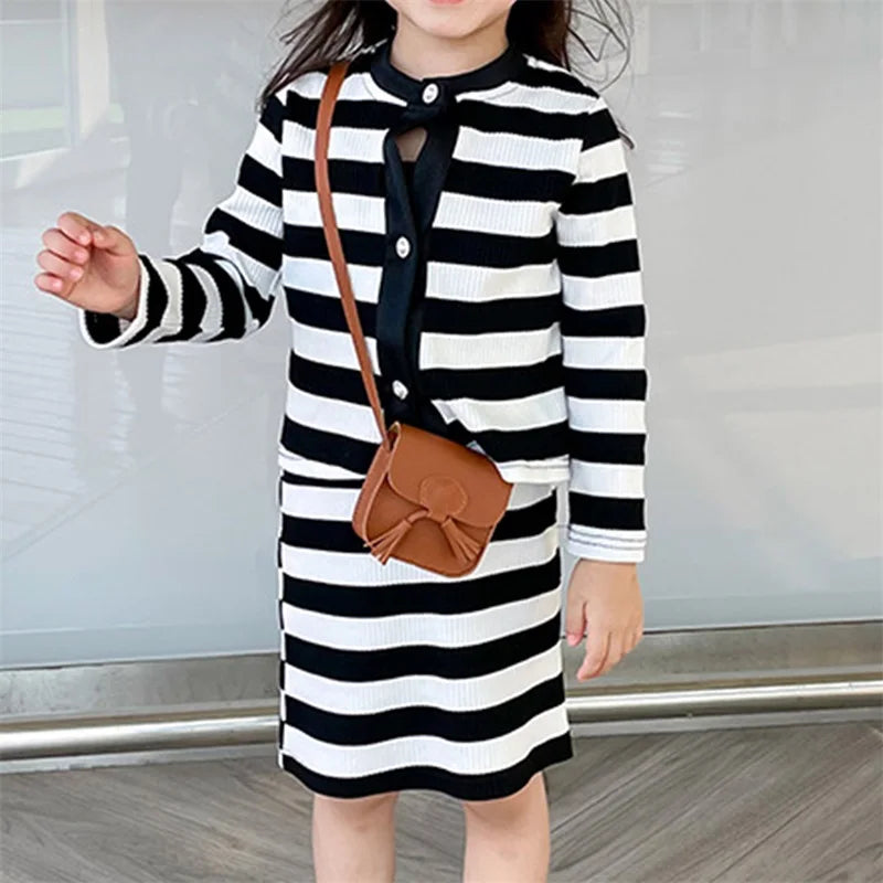 Kids Girls Mini Messenger Bag Retro PU Leather Solid Messenger Bag Kids Square B