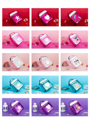 Sequins Insulated Lunch Bag for Kids Women
