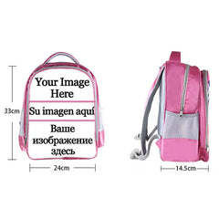 Kids Unicorn Printed School Bag for Girls Children Toddler Book Bag