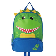 Kids Boys Shark/Dino Backpack Zipper Closure Large Capacity School Bag