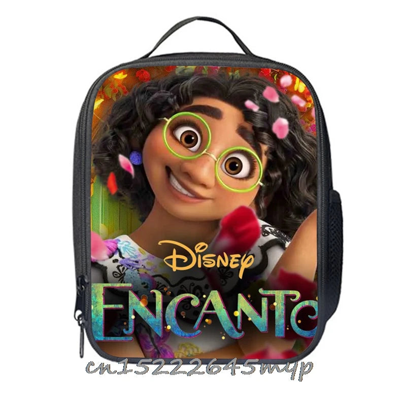Kids Lunch Bag Encanto Cooler Tote Insulated Box Thermal Cold Food Container